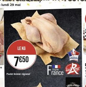 poulet fermier Label 5