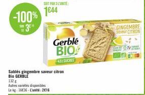 sablés Gerblé