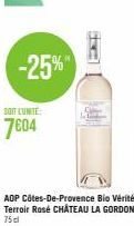 -25%  SOIT LUNTE:  7604  