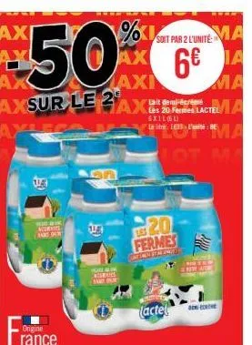 axi  %x1 ma  50  6€ a  ma  maxi axsur le axelata  6x1l (61)  ayleca  le litre 133 l'unité  will don acurates bart olm  ongine rance  en  queen sar og  20  fermes  connect ante  las  soit par 2 l'unité