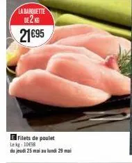 filets de poulet 