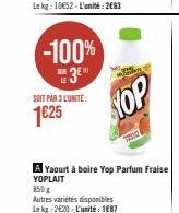 yaourt à boire Yop