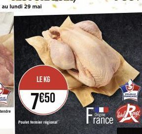 poulet fermier Label 5