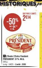 fondant Président