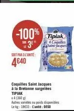 coquilles saint-jacques tipiak