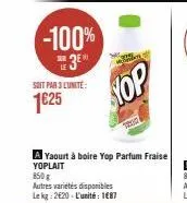 yaourt à boire yop