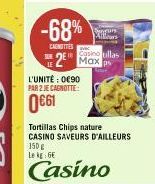 -68%  CARNETTES  Casino ullas 2 Max p  L'UNITE: 090 PAR 2 JE CAGNOTTE  0€61  Pengurs Allears 