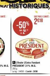 fondant Président