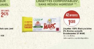 lingettes St marc