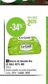 beurre le gall