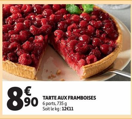 TARTE AUX FRAMBOISES