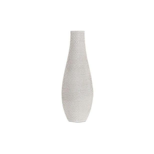 Vase DKD Home Decor Blanc Résine Moderne