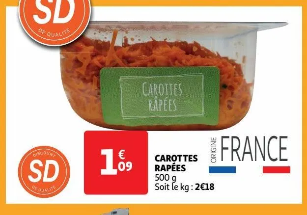 carottes rapées 