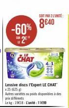 -60% 2⁰  CHAT  SOIT PAR 2 L'UNITÉ:  8€40  188 