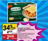 Lasagne aux légumes Cassegrain offre à 2,8€ sur Migros France