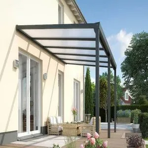 Pergola aluminium toit polycarbonate - SANTORINI offre à 1689,34€ sur Mister Menuiserie