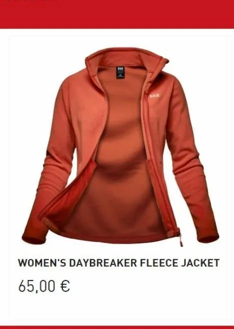 women's daybreaker fleece jacket  65,00 € 