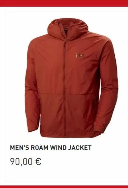 men's roam wind jacket  90,00 €  