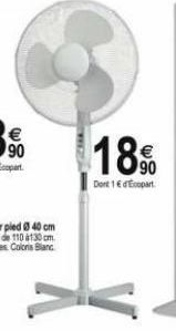 18%  Dont 1€ d'Ecopart 