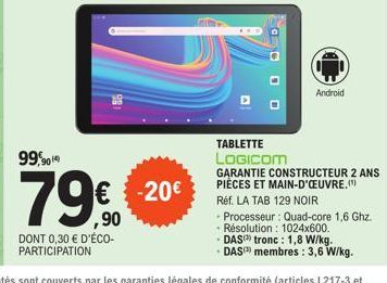 tablette Logicom