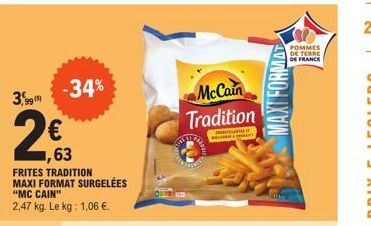 pommes de terre McCain