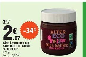 pâte à tartiner cacao 