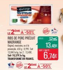 travers de porc madrange