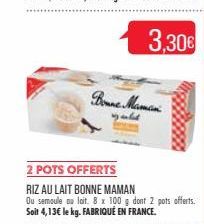 riz au lait Bonne maman