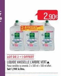 liquide vaisselle L'Arbre Vert