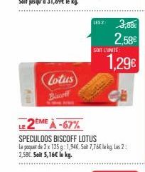 spéculoos Lotus