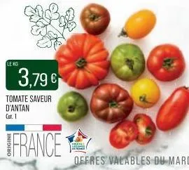 leko  3,79 €  tomate saveur d'antan cat. 1  france 