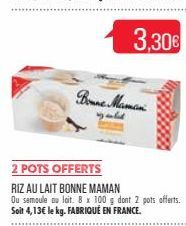 riz au lait Bonne maman