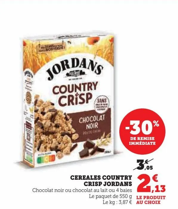 cereales country crisp jordans