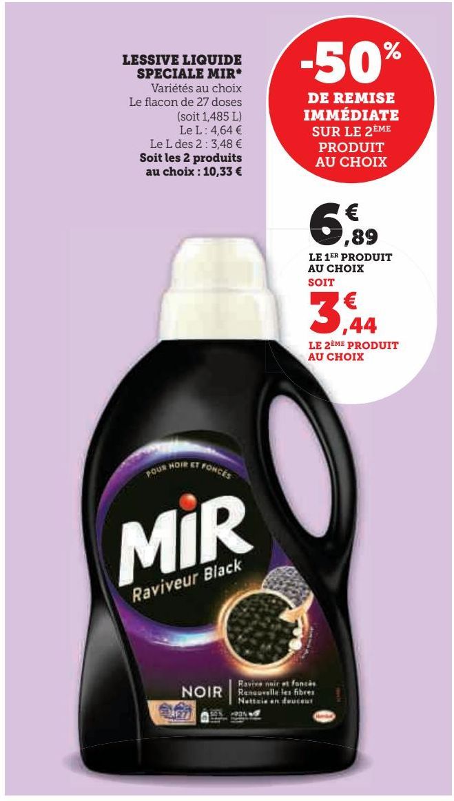 LESSIVE LIQUIDE SPECIALE MIR