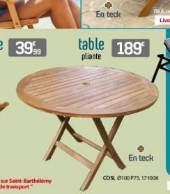 table pliante 