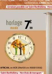 horloge murale 