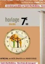 horloge murale 