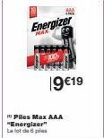 piles Energizer