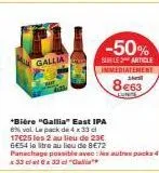 gallia  -50%  sur le article immediatement  2  8€63 