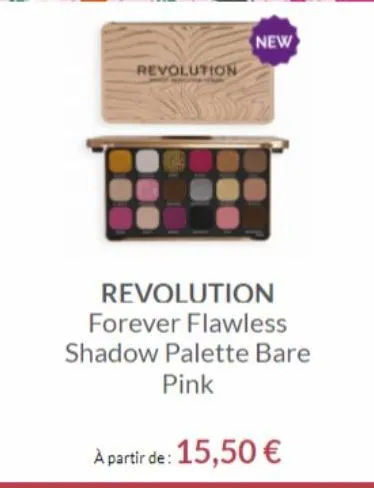 revolution  new  revolution forever flawless shadow palette bare pink  à partir de: 15,50 € 