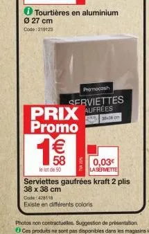 serviettes 