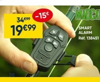 20  -15€  34€99  19 €99  marc  dert  madcat  smart alarm réf. 138451 