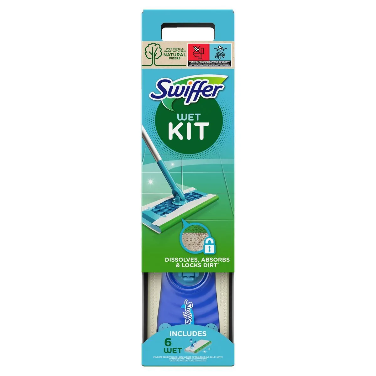 kit balai attrape  poussiére swiffer