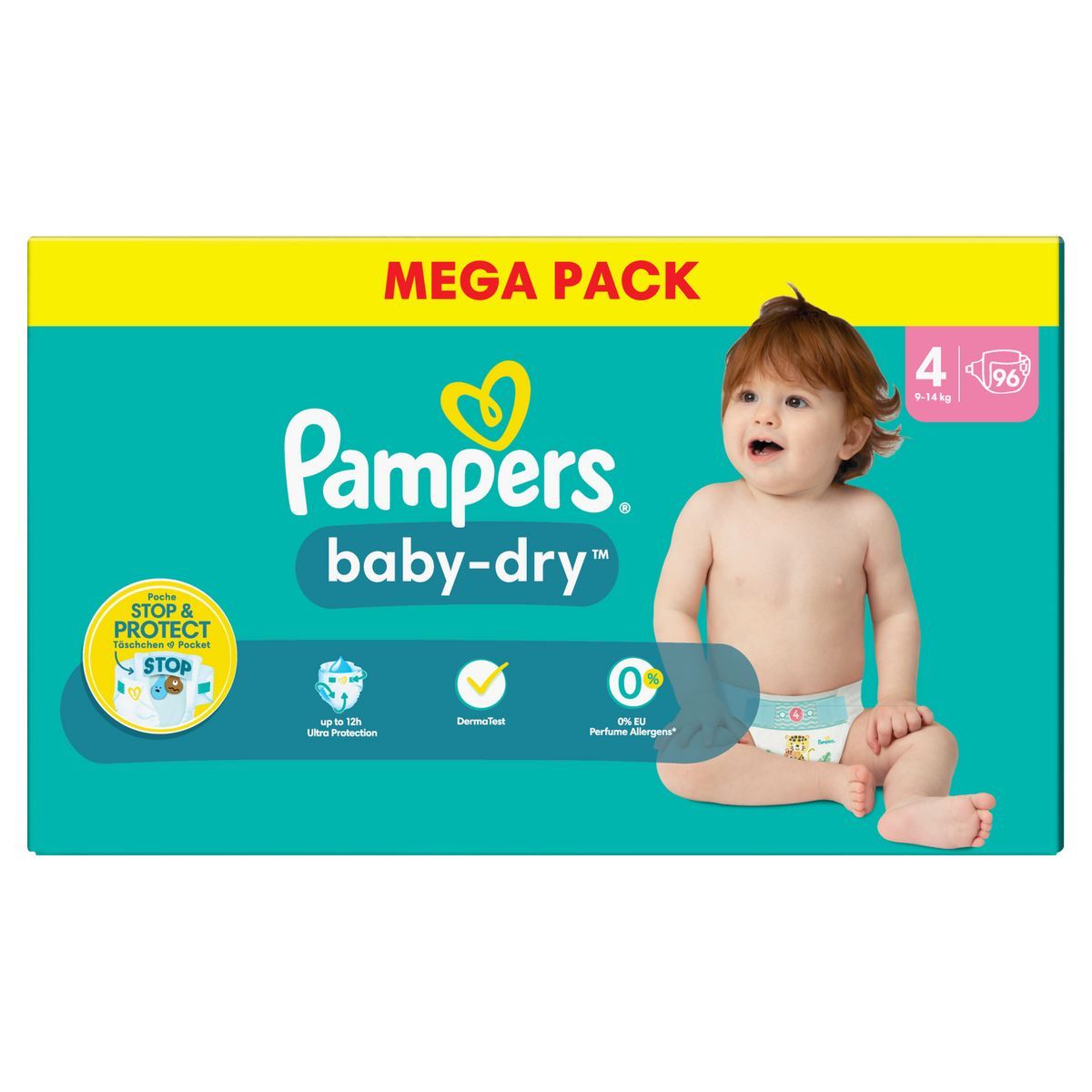  CHANGES BABY DRY MÉGA PAMPERS