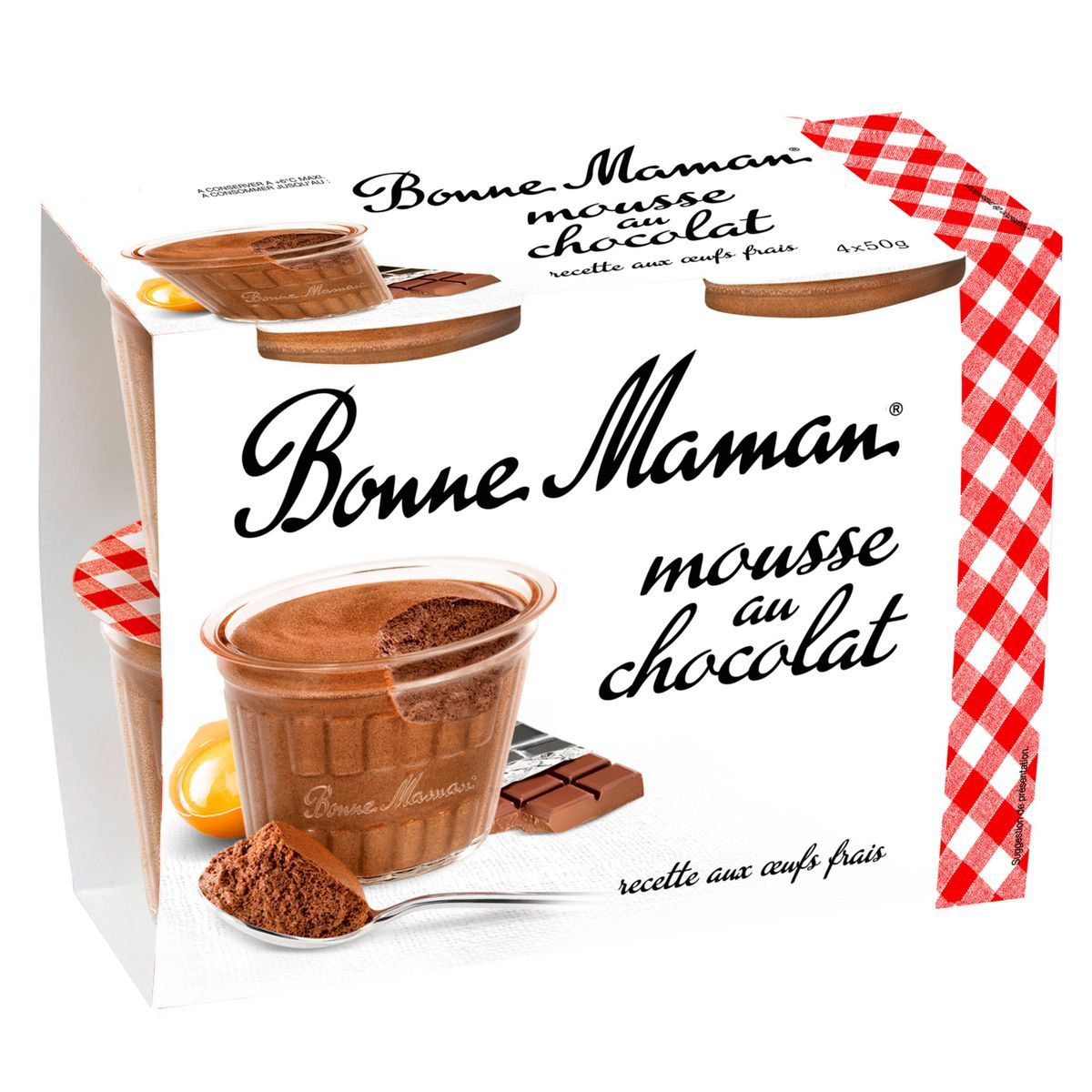 MOUSSE AU  CHOCOLAT BONNE  MAMAN