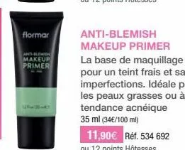 flormar  anti-blemish makeup primer 