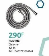 290f  flexible chrome  1,5 m  réf.: 3603795664944 