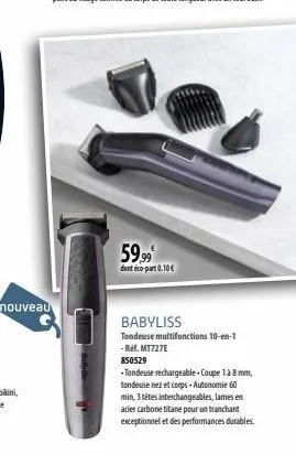 tondeuse babyliss