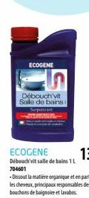 ECOGENE  Débouch vit Salle de bains! 