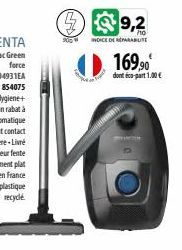 (9,2  INDICE DE REPARABILITE  KOW  169,90  dont éco-part 1.00€ 